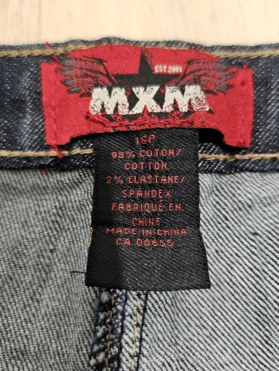 MXM Dark Wash Bootcut Jeans 16P Petite Stretch Mid Rise Classic Denim - Picture 6 of 10